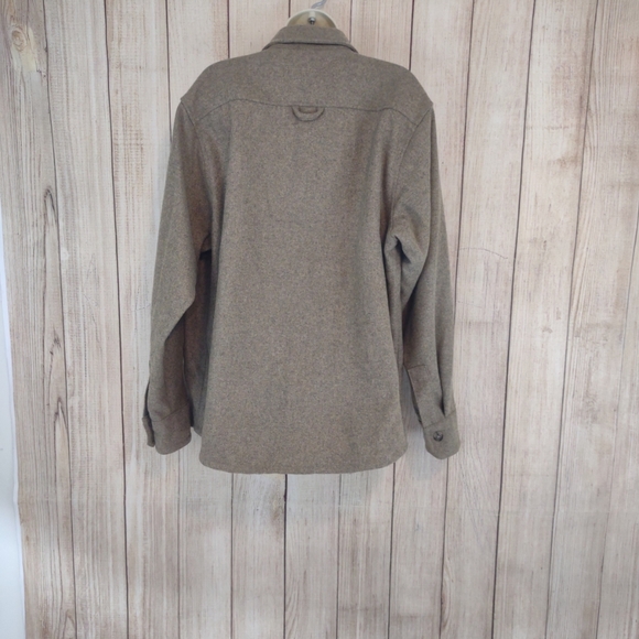 A.P.C. Basile Overshirt shacket Wool khaki  heather Shacket LG. NWOT - Picture 11 of 14